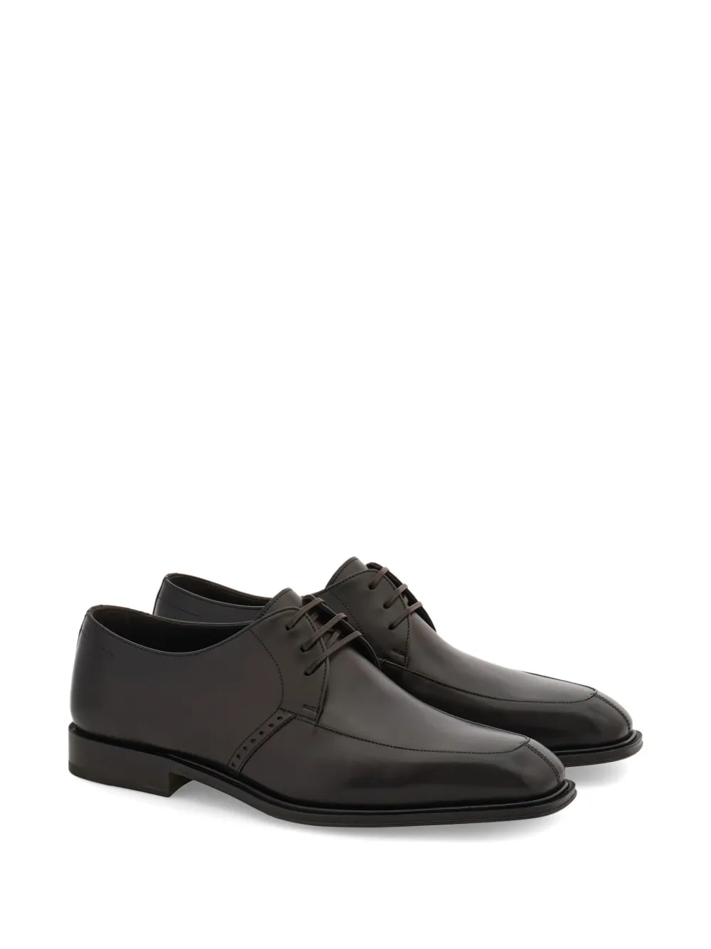 Ferragamo Derby schoenen Bruin