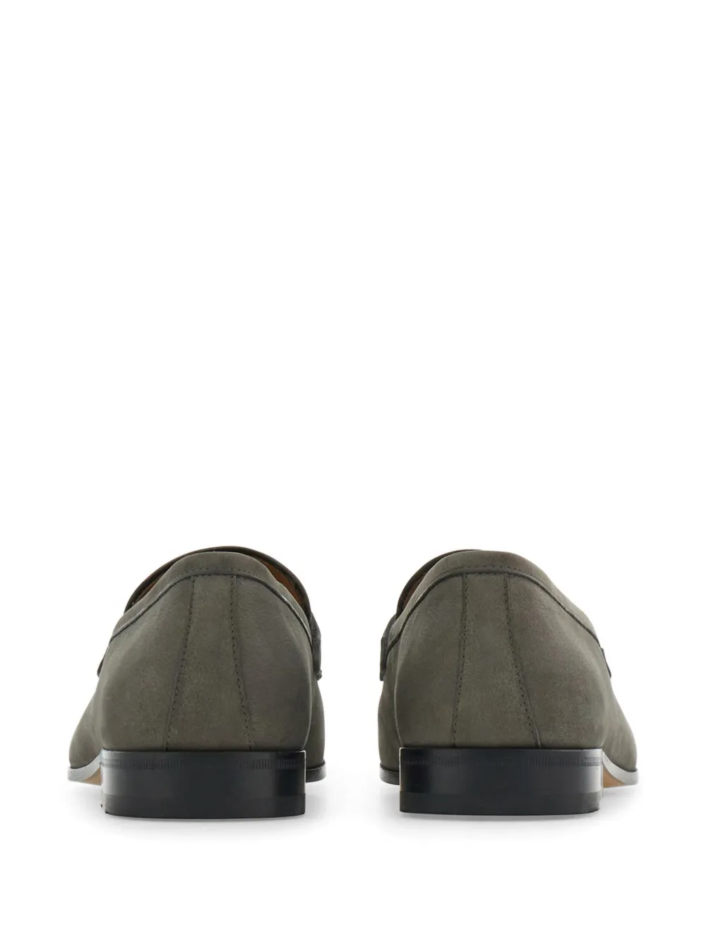 Ferragamo Mocassin met Gancini ornament Grijs