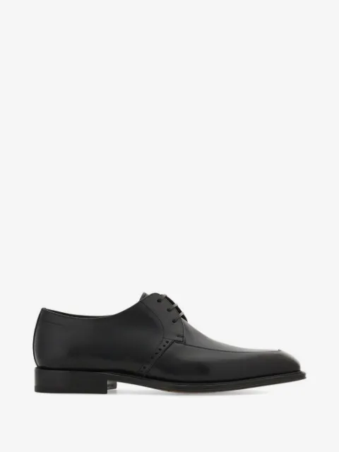 Ferragamo leather derby shoes