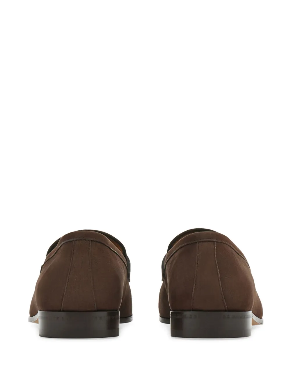 Ferragamo Mocassin met Gancini ornament Bruin