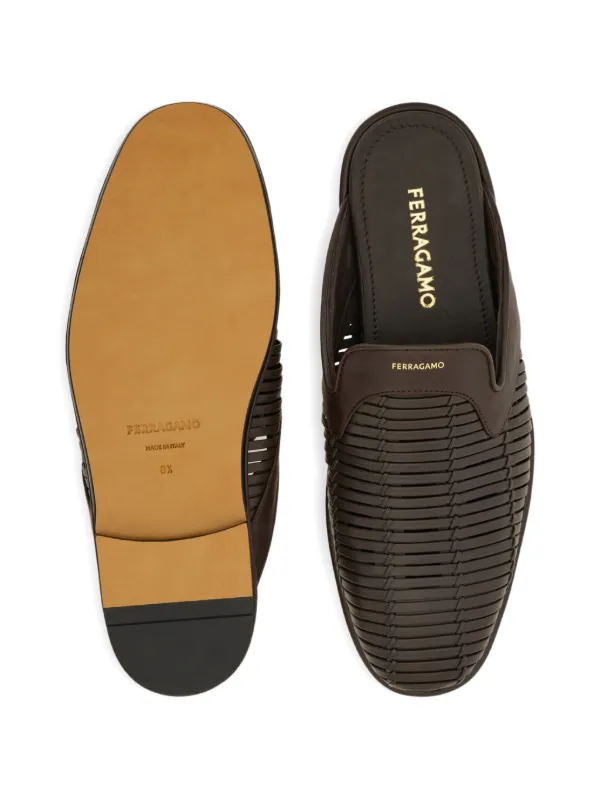 Ferragamo Leather Mules | Brown | FARFETCH