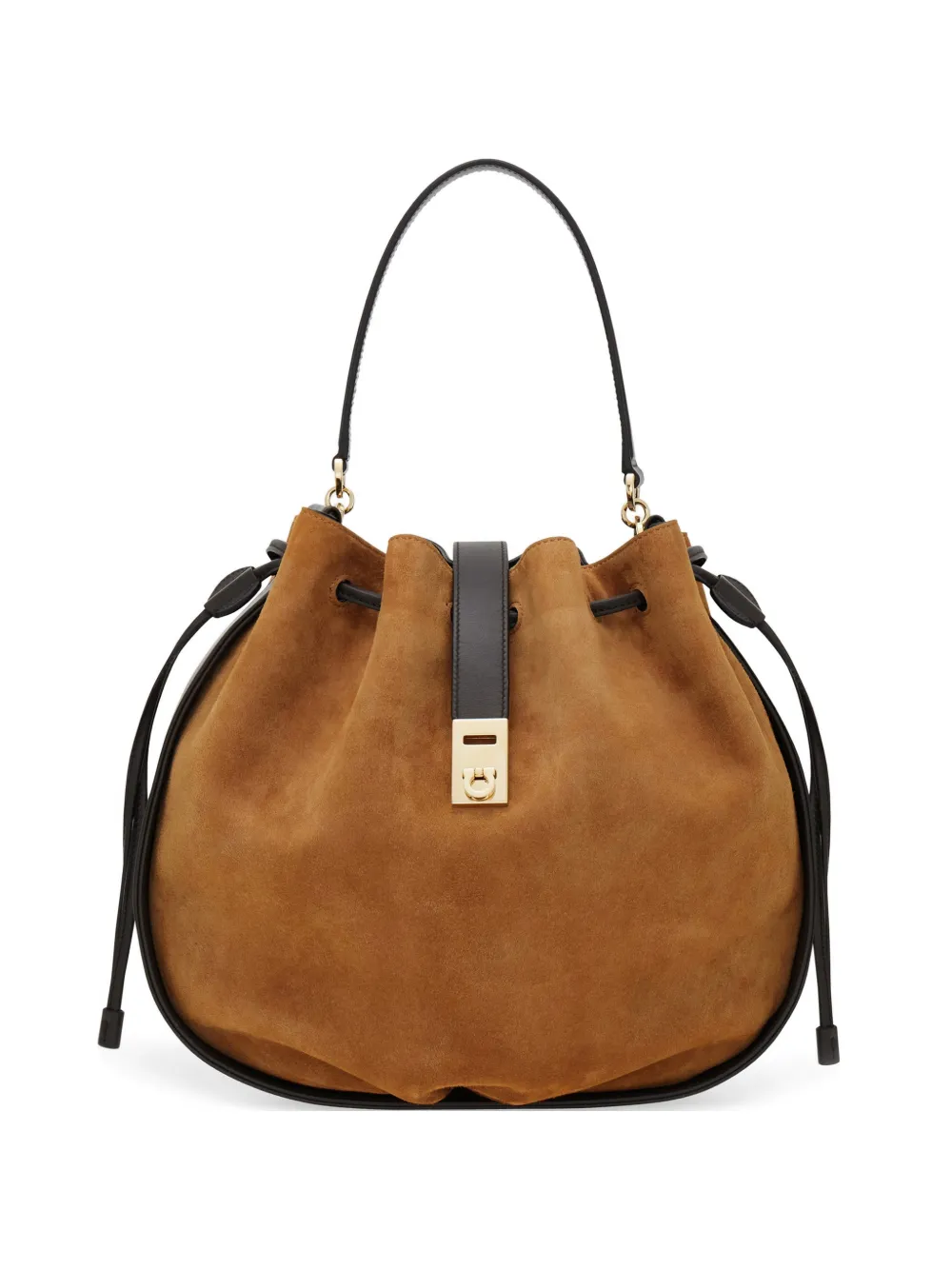 Ferragamo Hug bucket bag - Marrone