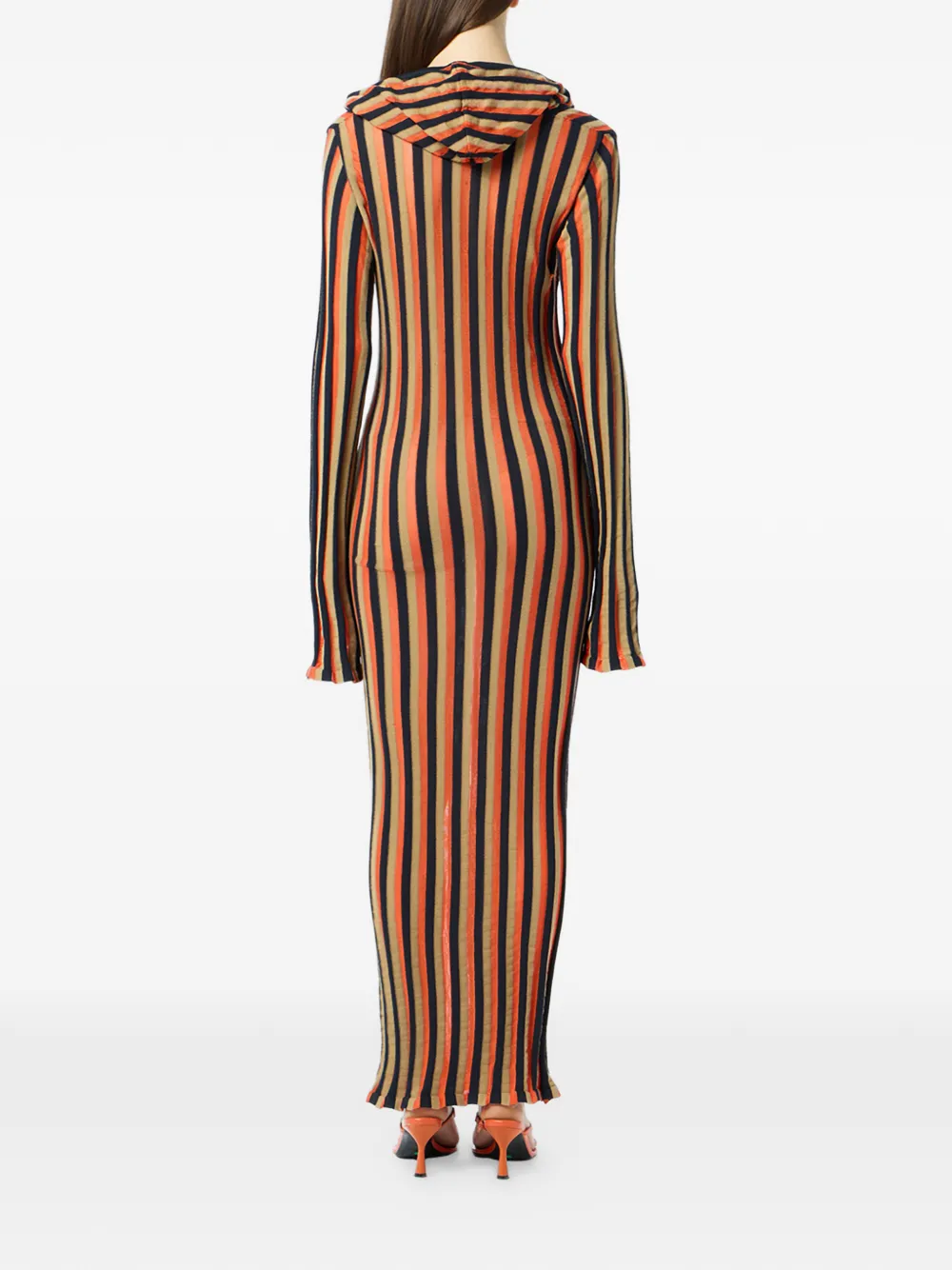 Blumarine Jurk met capuchon Zwart