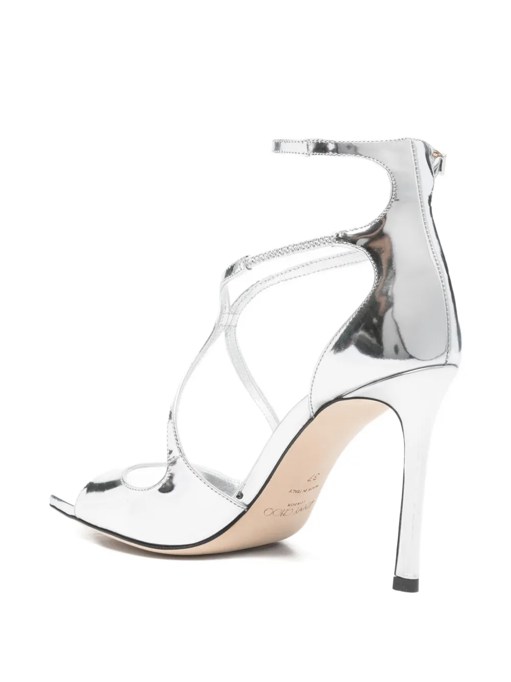 Jimmy Choo Azia sandalen met hak Zilver