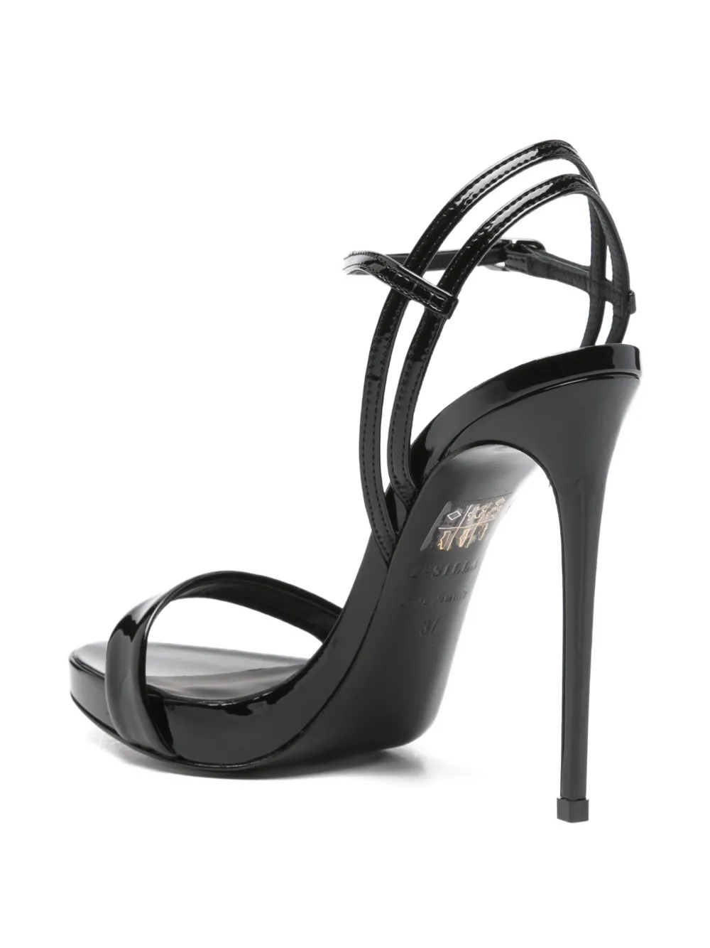 Le Silla Gwen sandalen met hak Zwart