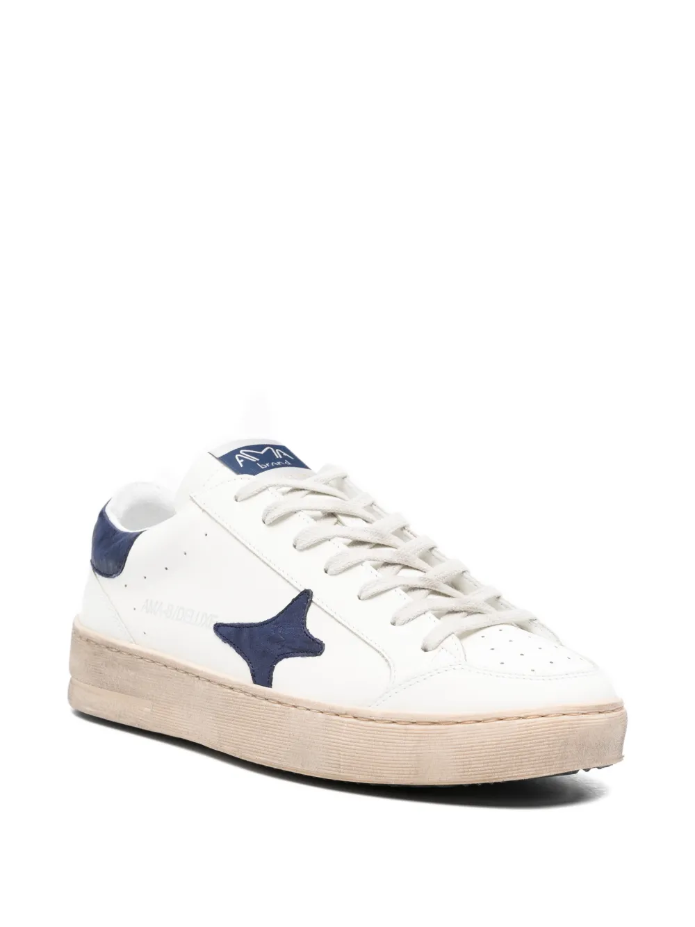 Ama Brand Sneakers met patroon Wit