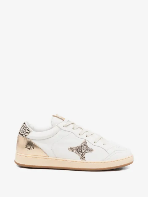 Ama Brand motif-appliqué panelled sneakers