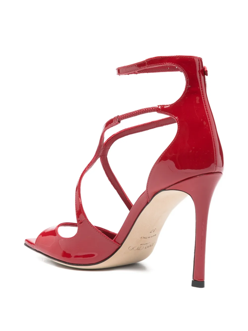 Jimmy Choo Azia sandalen met hak Rood