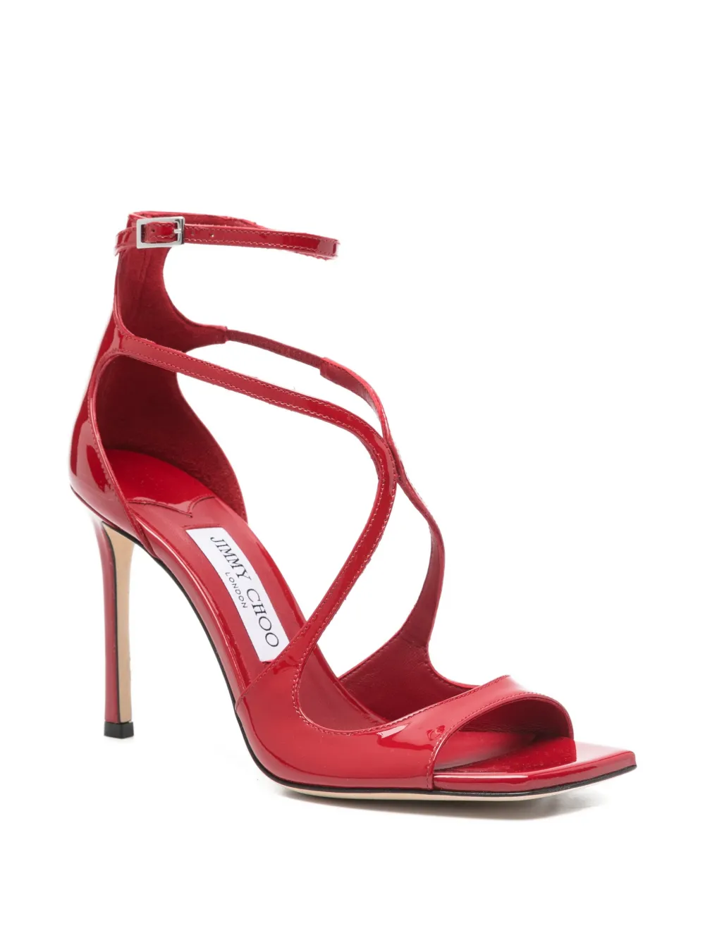 Jimmy Choo Azia sandalen met hak Rood