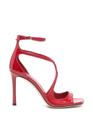 Jimmy Choo Sandália Azia Com Salto 95mm | Rosa | FARFETCH BR