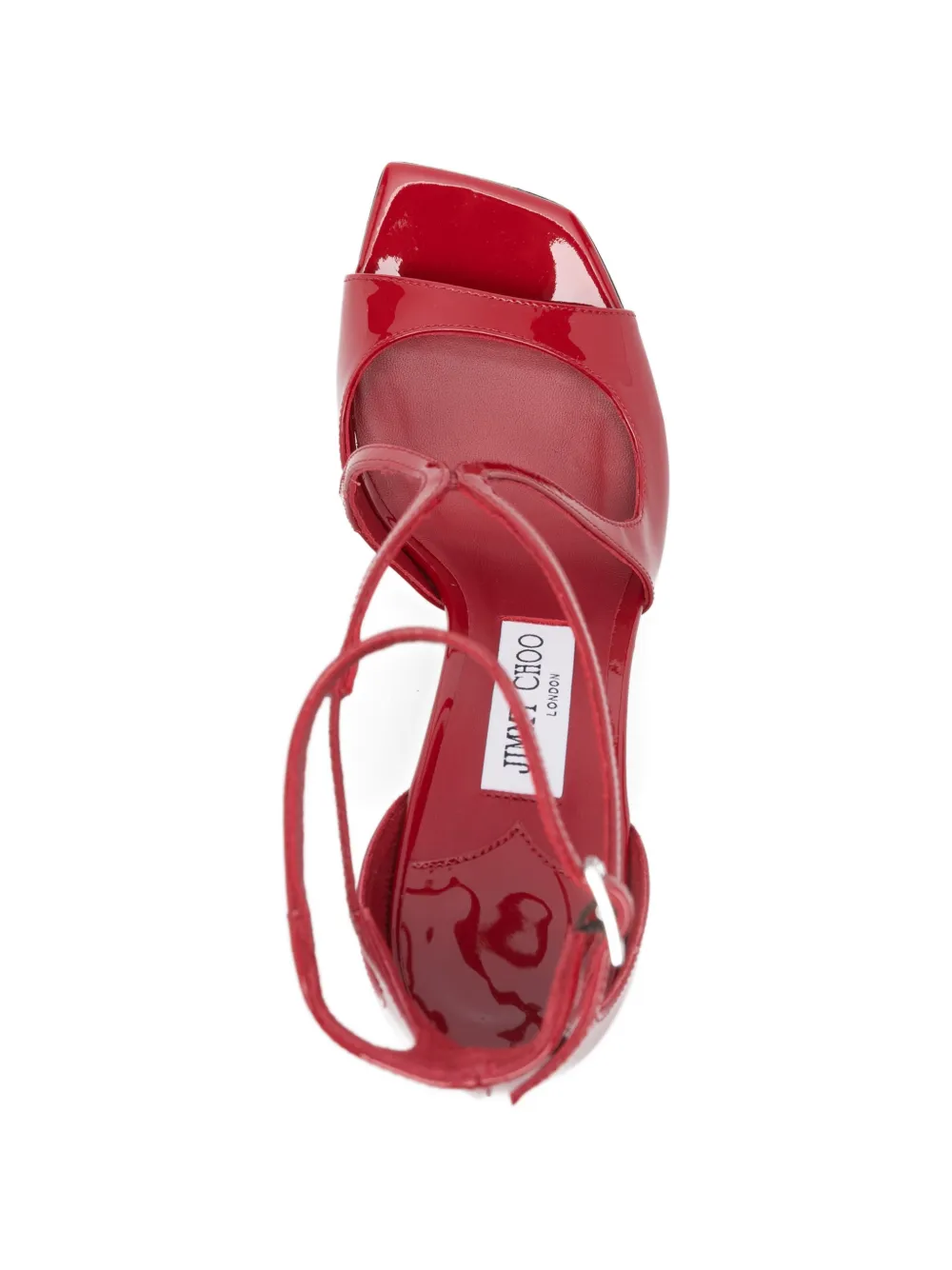 Jimmy Choo Azia sandalen met hak Rood