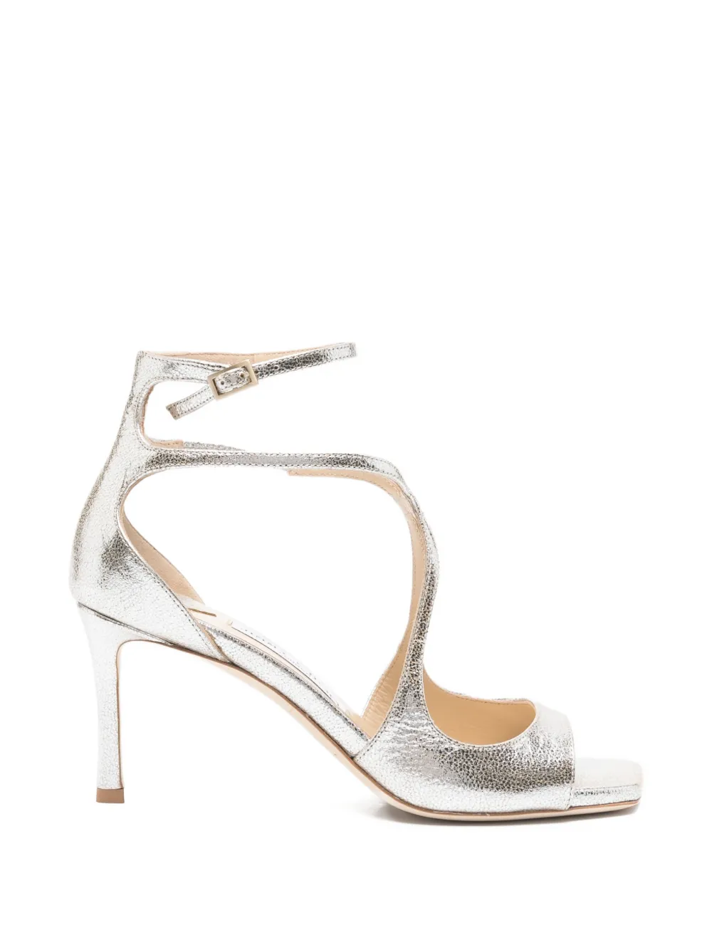 Jimmy Choo Azia sandalen met gesp Zilver