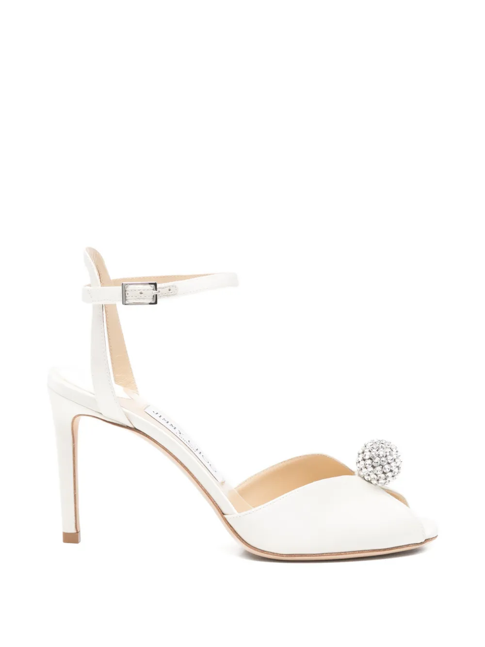 Jimmy Choo Sacora sandalen met verfraaid bandje Wit