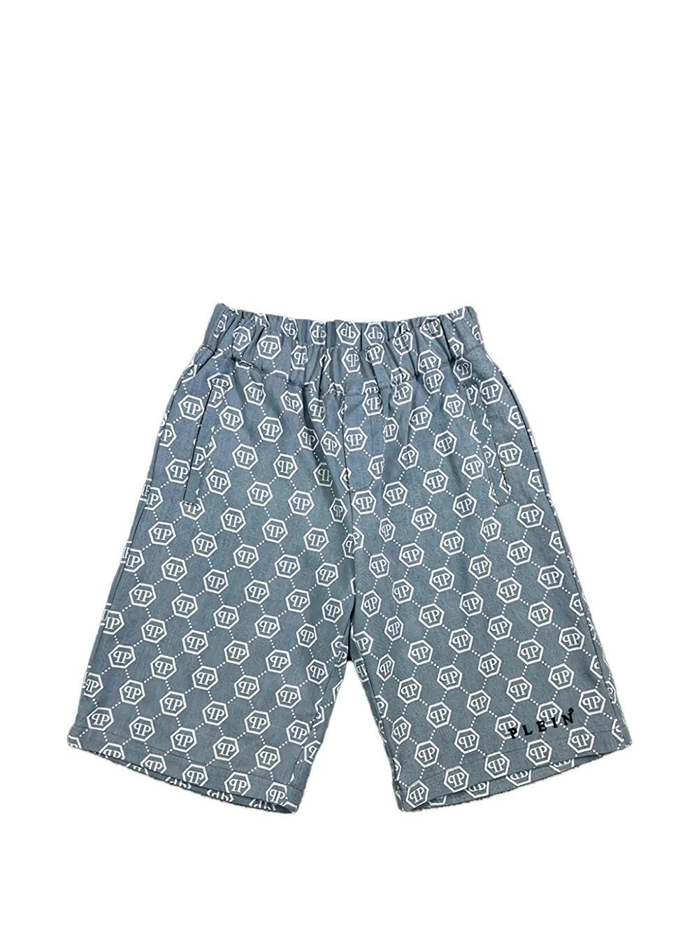 Philipp Plein Junior patterned shorts - Blu