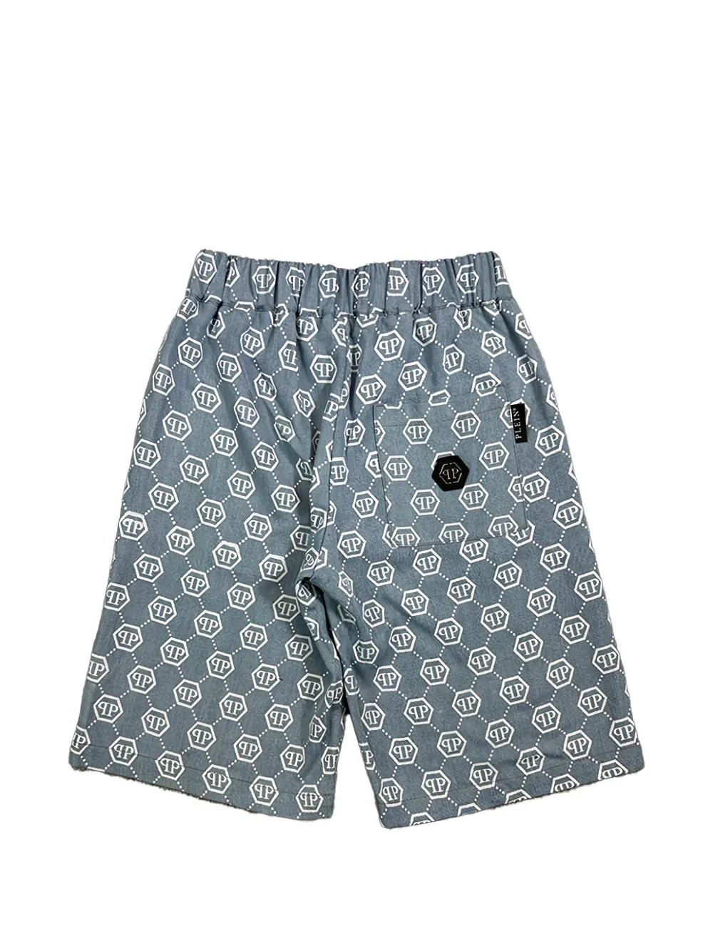  Philipp Plein Junior Patterned Shorts - Blue 