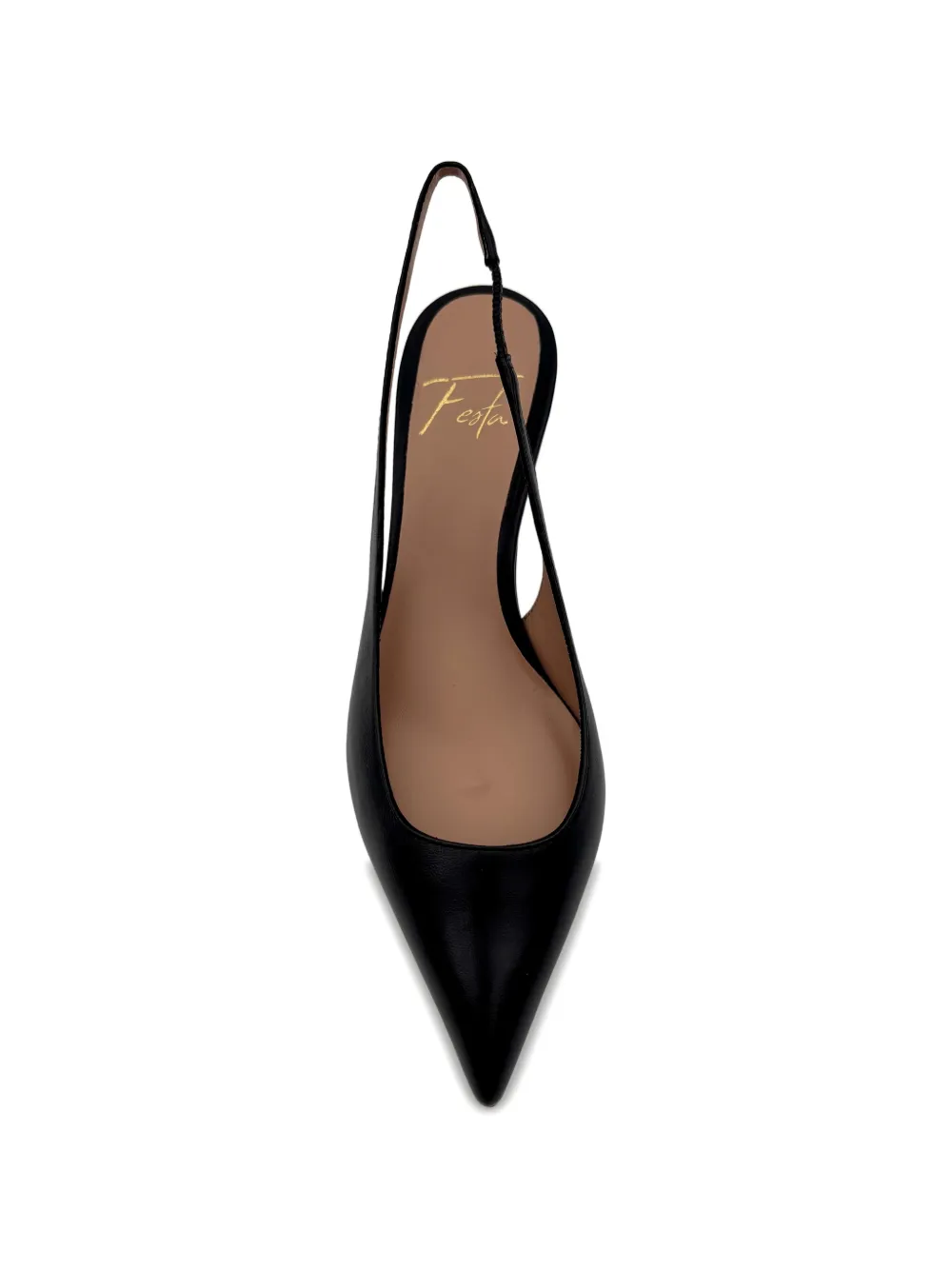 Roberto Festa Dalila slingback pumps met puntige neus Zwart