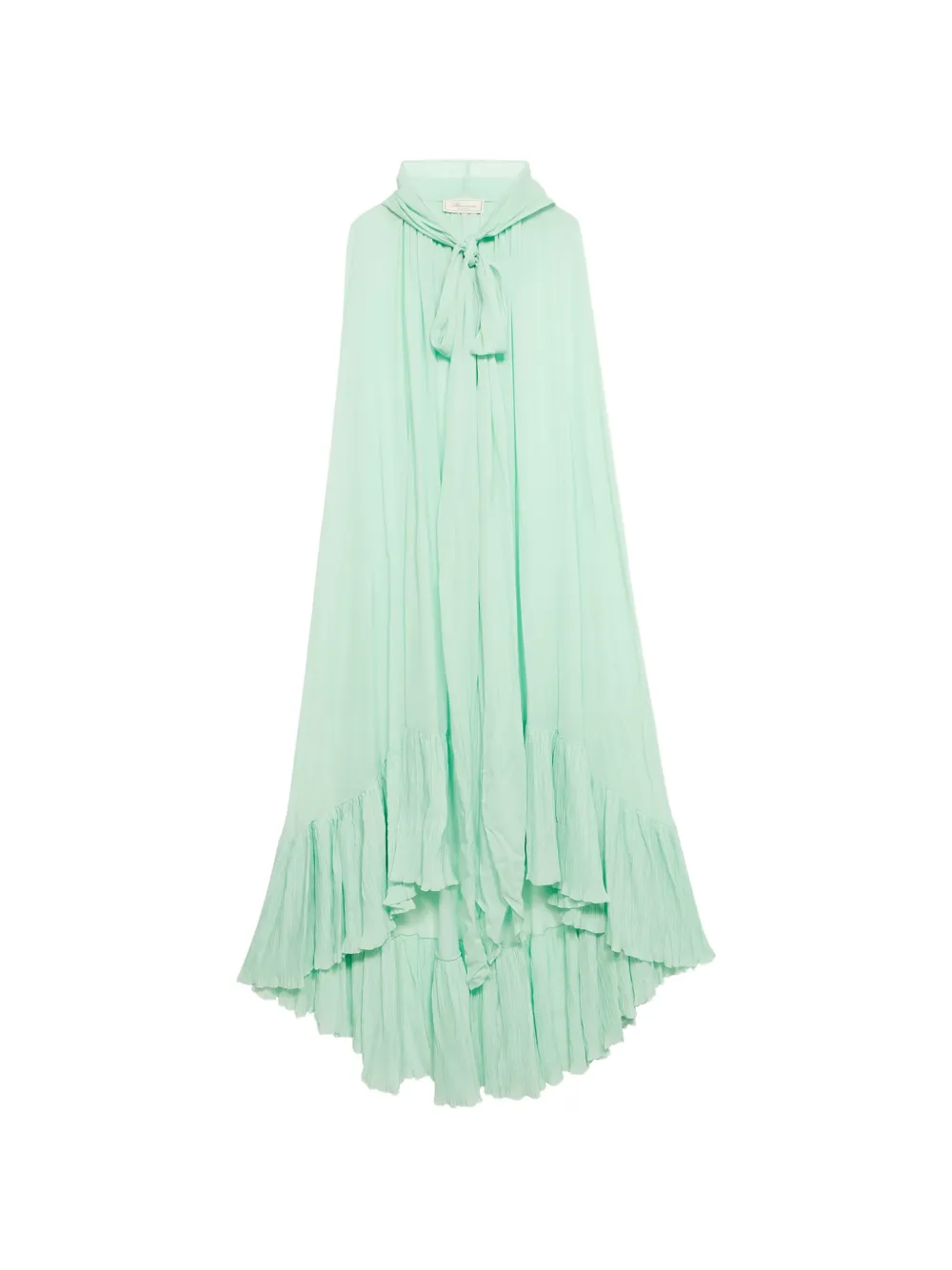 Blumarine hooded cape dress - Grün