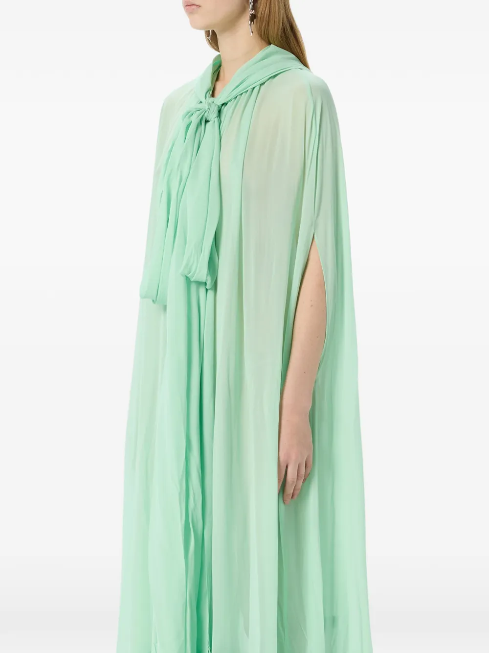 Hooded Cape Dress