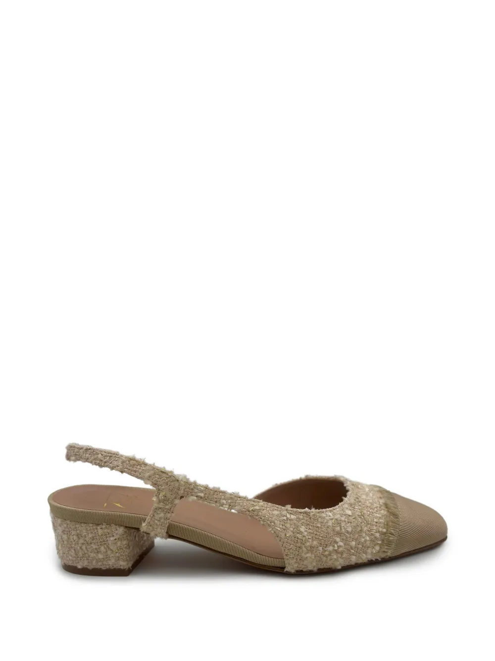 Roberto Festa fringe-detail slingback pumps - Toni neutri