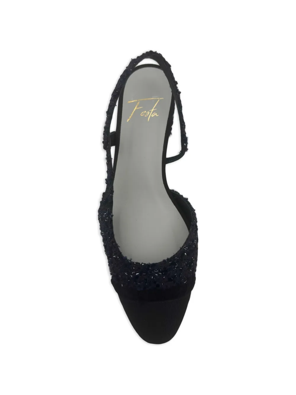 Roberto Festa Acanto slingback pumps Zwart