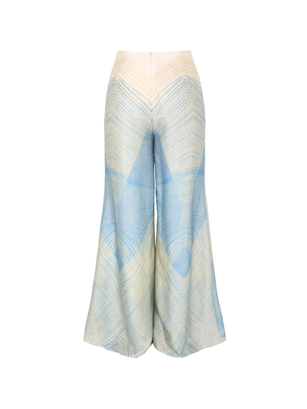 Andres Chevron Flared Trousers