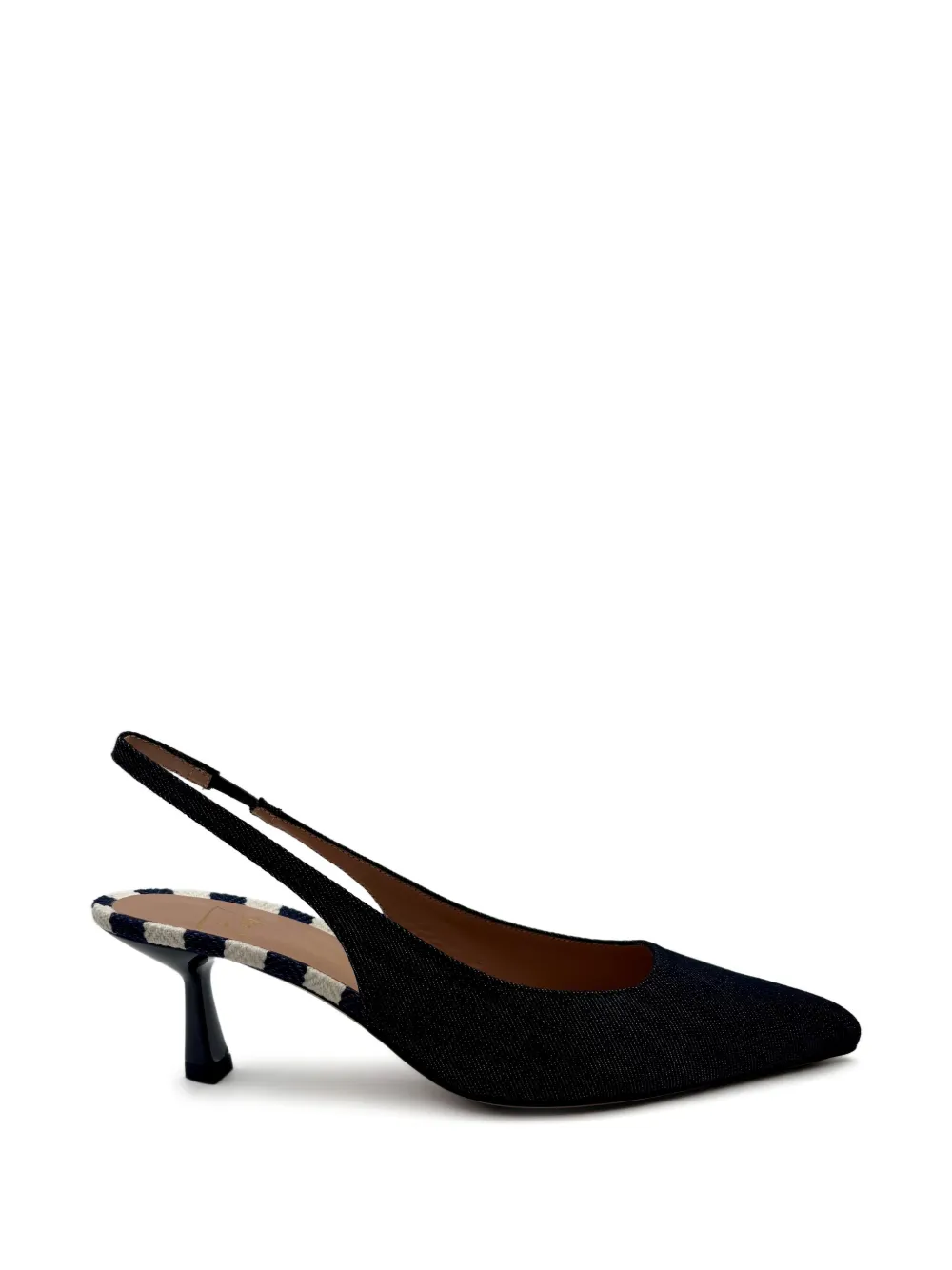 Roberto Festa Dalila stripe slingback pumps - Blu