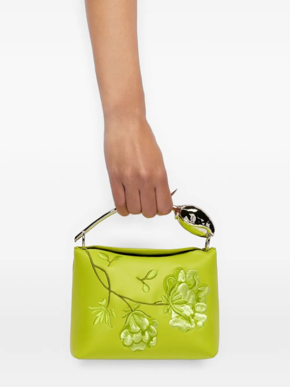 ERDEM Bloom mini-shopper Groen