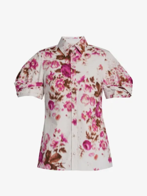 ERDEM buttoned floral-print shirt