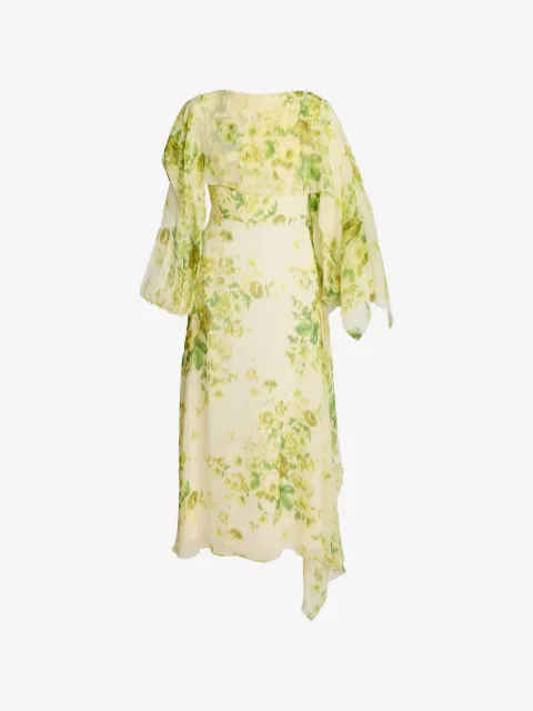 ERDEM Maxikleid mit Blumen-Print