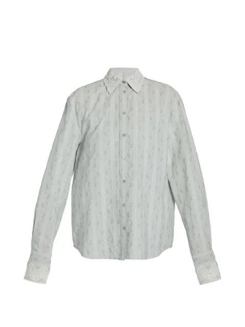 ERDEM lace-appliqué shirt
