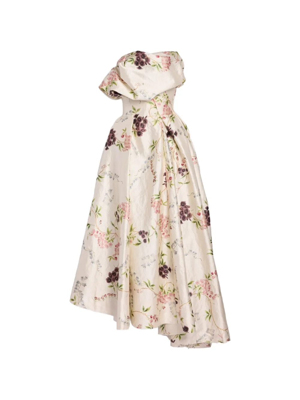 ERDEM floral-pattern maxi dress - Toni neutri