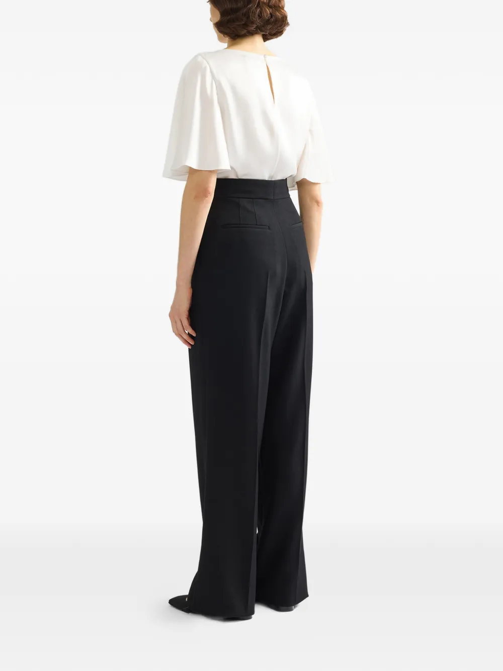  Erdem Straight Trousers - Black 