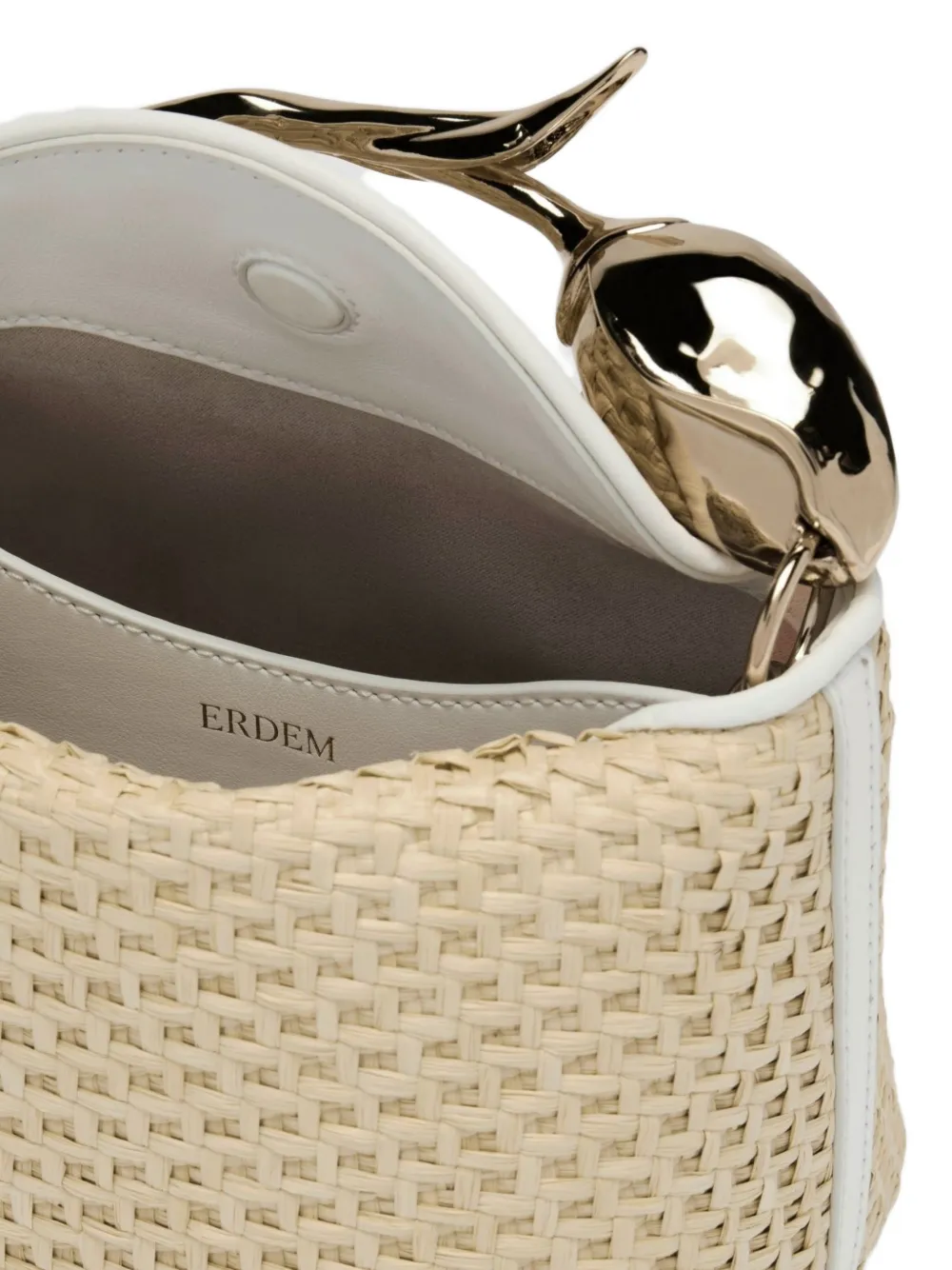 ERDEM Bloom mini-shopper Beige