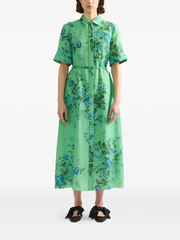 green erdem dress ERDEM