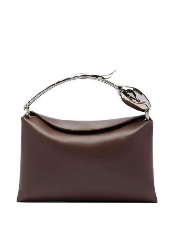 Erdem Medium Bloom Tote Bag in Brown