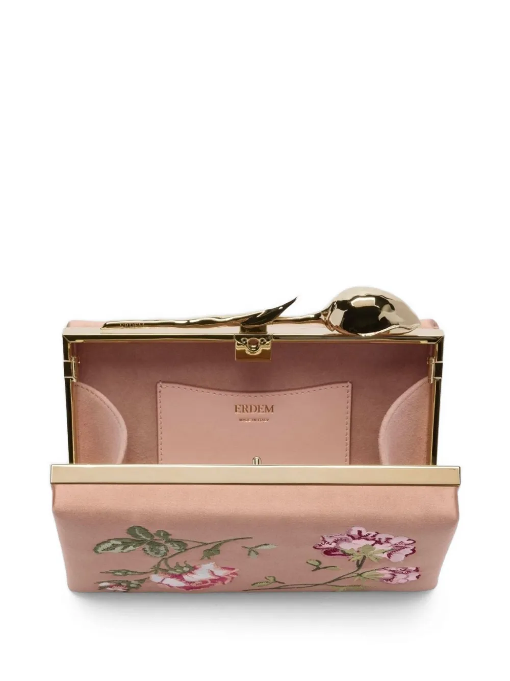 ERDEM Bloom Minaudière clutch Roze
