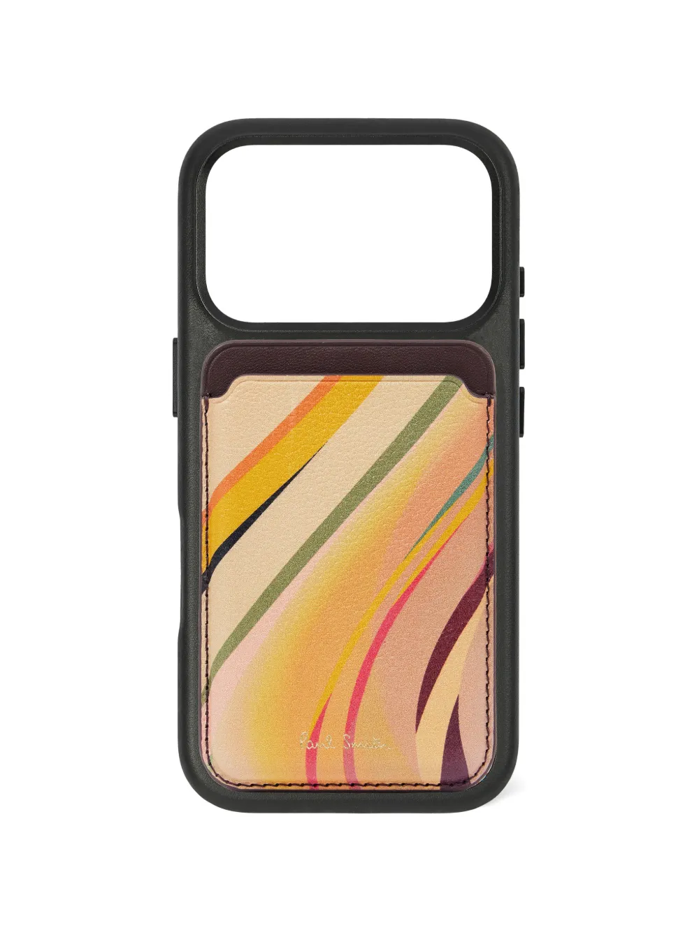 Paul Smith MagSafe iPhone pasjeshouder met print Beige