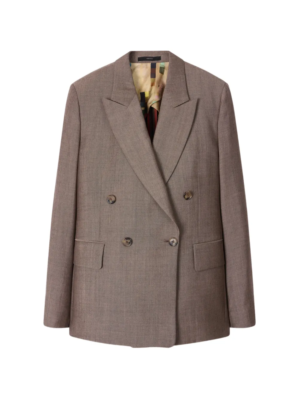 Paul Smith double-breasted wool blazer - Braun