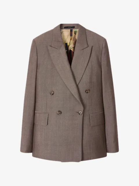 Paul Smith blazer de lana con doble botonadura