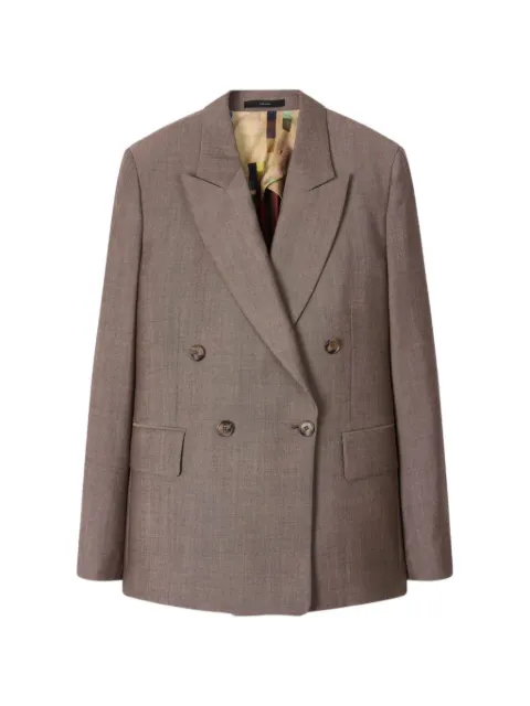 Paul Smith blazer de lana con doble botonadura