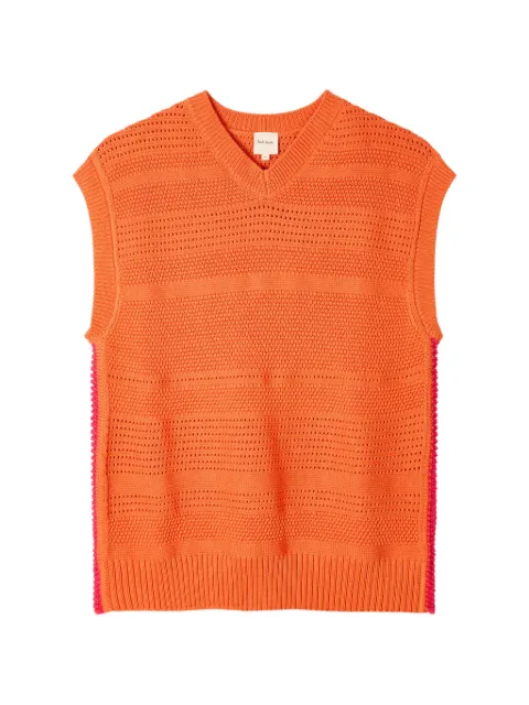 Paul Smith open-knit V-neck sweater