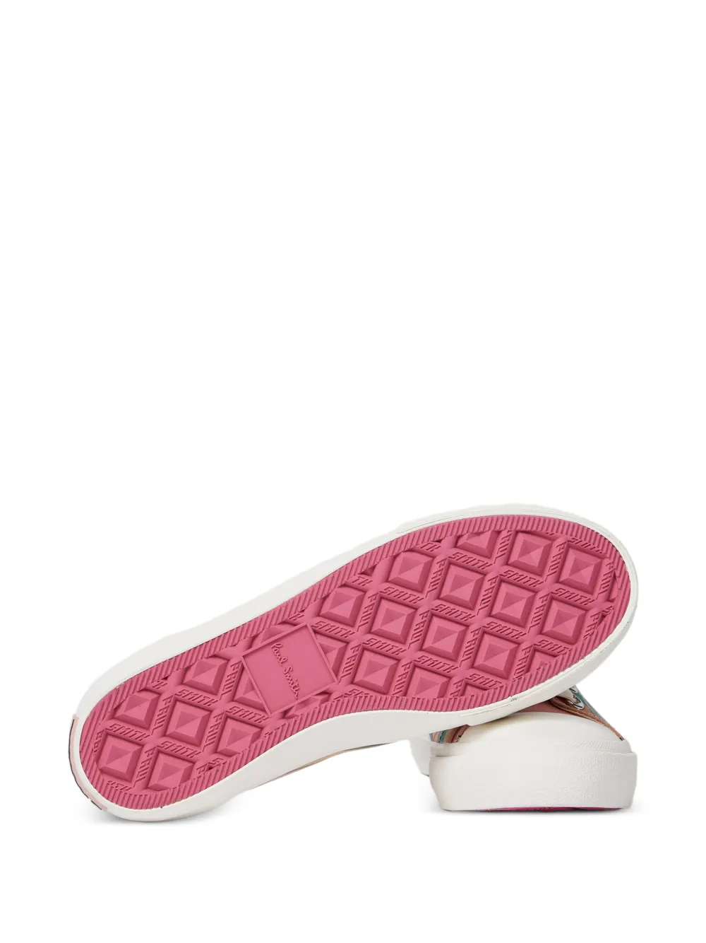 Paul Smith Marble Swirl lace-up sneakers Roze