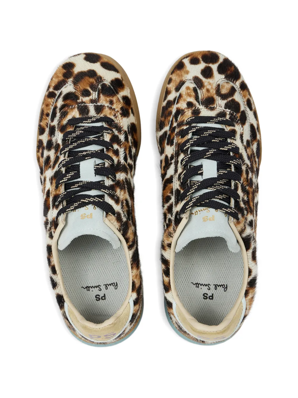 Paul Smith Dover leopard-print sneakers Beige