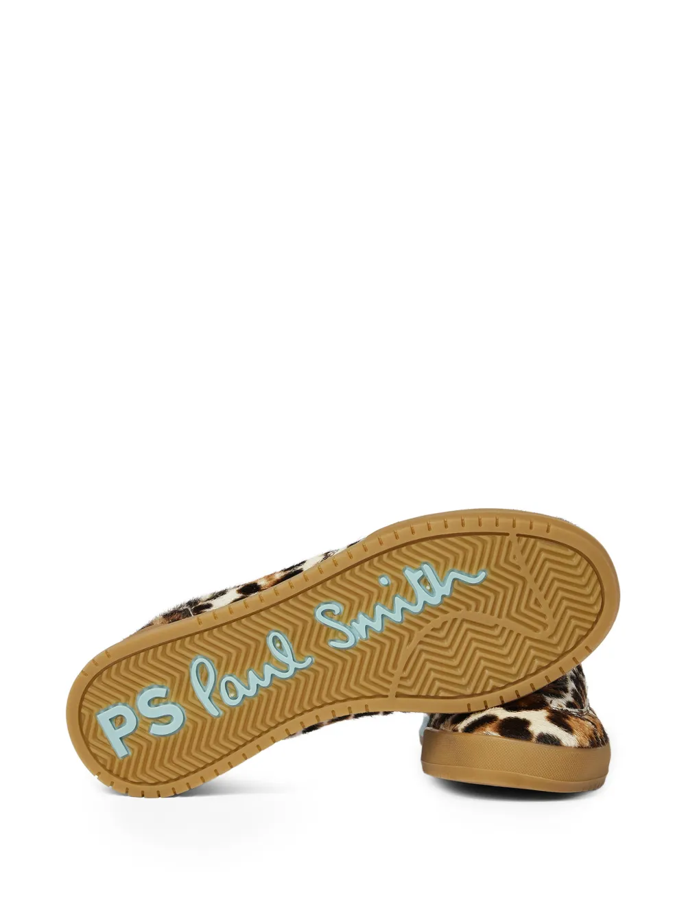 Paul Smith Dover leopard-print sneakers Beige