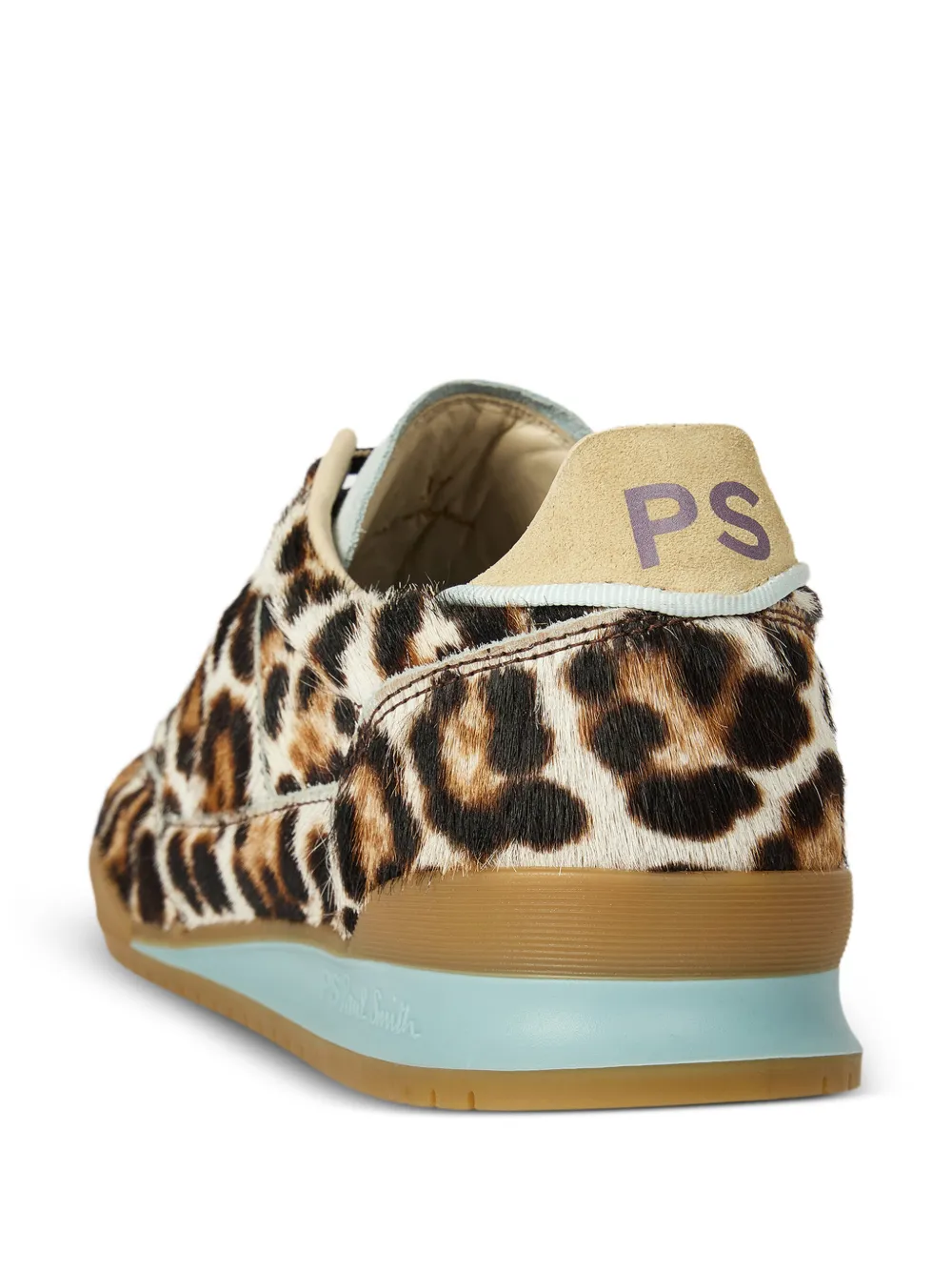 Paul Smith Dover leopard-print sneakers Beige
