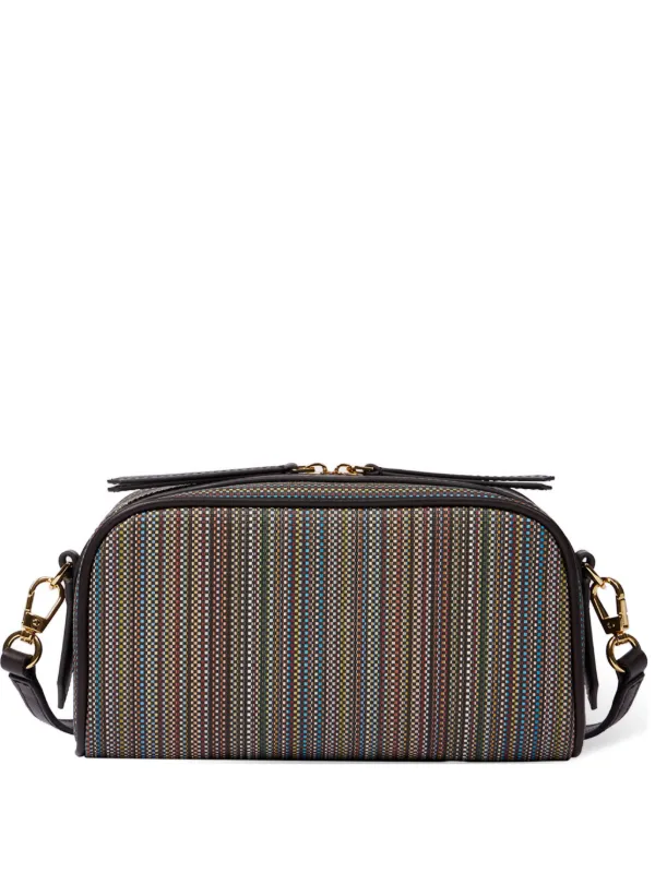 Paul Smith Signature Stripe Cross Body Bag in Brown
