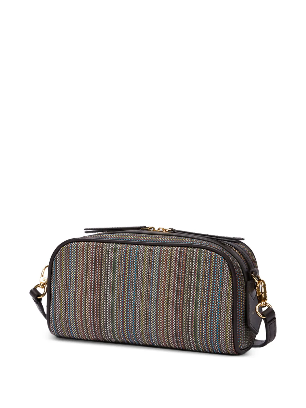 Paul Smith Signature Stripe Cross Body Bag in Brown, view 2