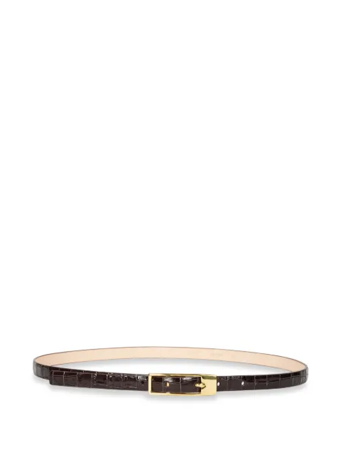 Paul Smith crocodile-effect buckle belt