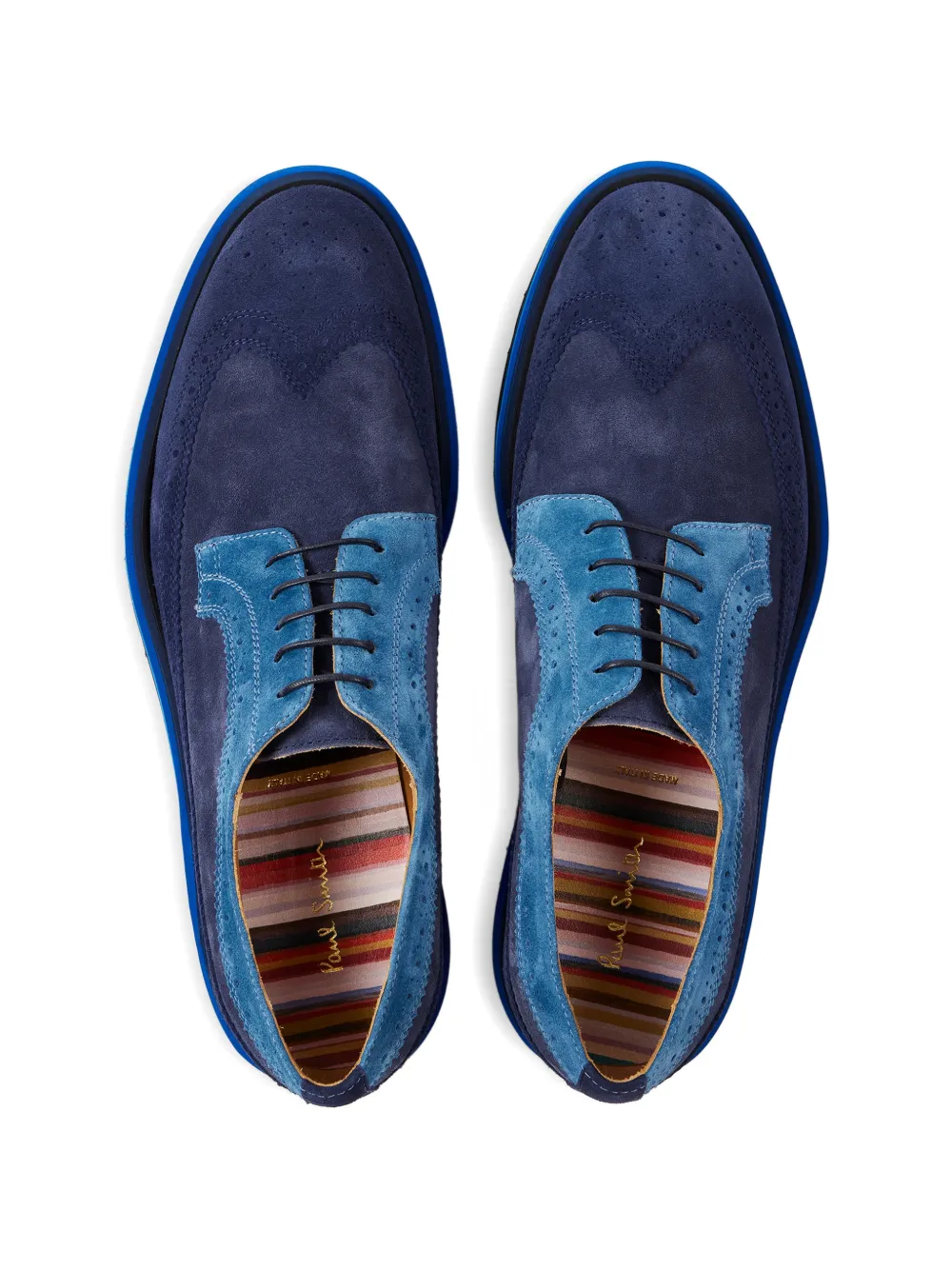 Paul Smith Count suede brogues Blauw