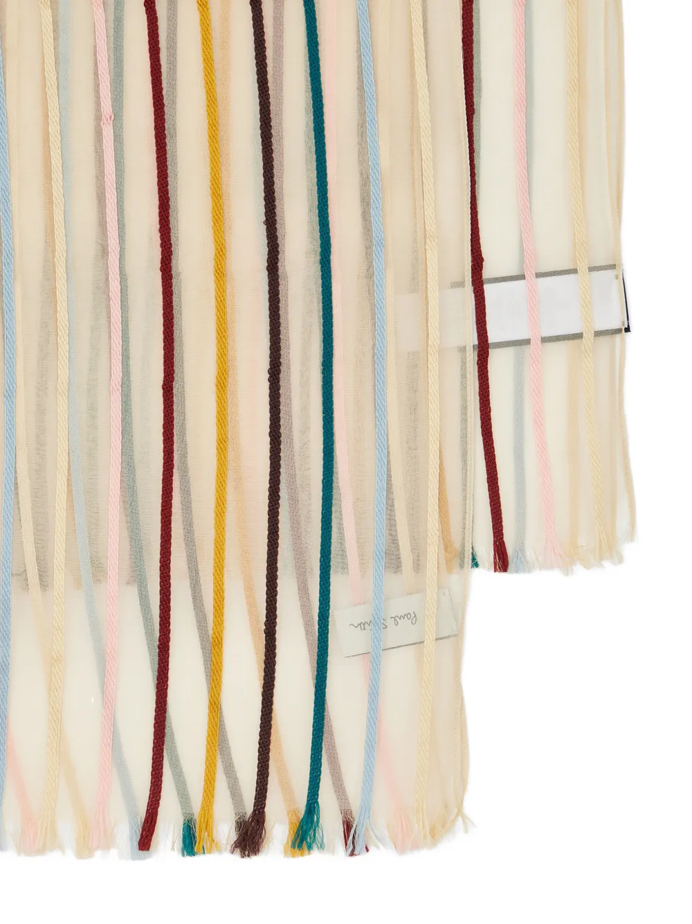Paul Smith Gestreepte sjaal Beige